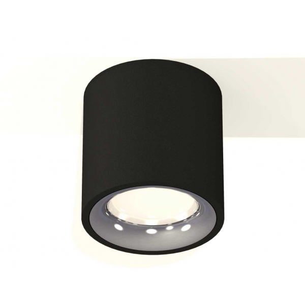 Комплект накладного светильника Ambrella light Techno Spot XS7532022 SBK/PSL черный песок/серебро полированное (C7532, N7012)