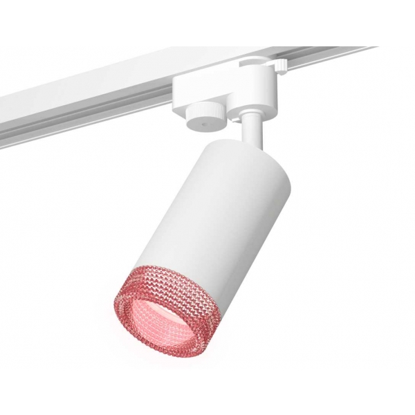 Комплект трекового светильника Ambrella light Track System XT6322082 SWH/PI белый песок/розовый (A2520, C6322, N6152)