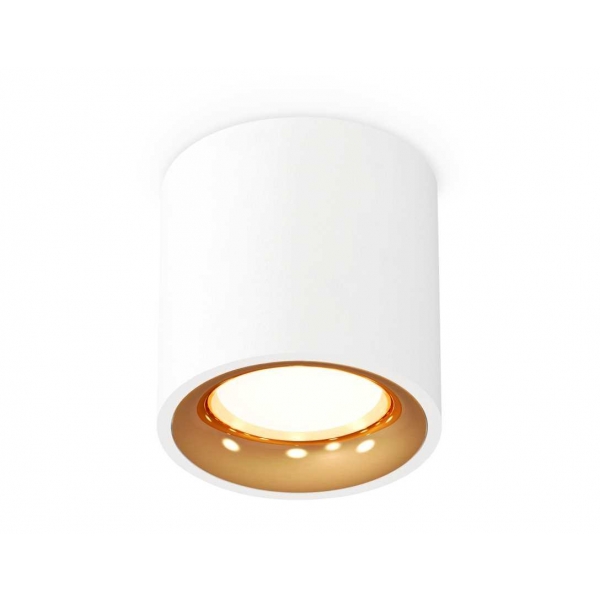 Комплект накладного светильника Ambrella light Techno Spot XS7531024 SWH/PYG белый песок/золото желтое полированное (C7531, N7014)