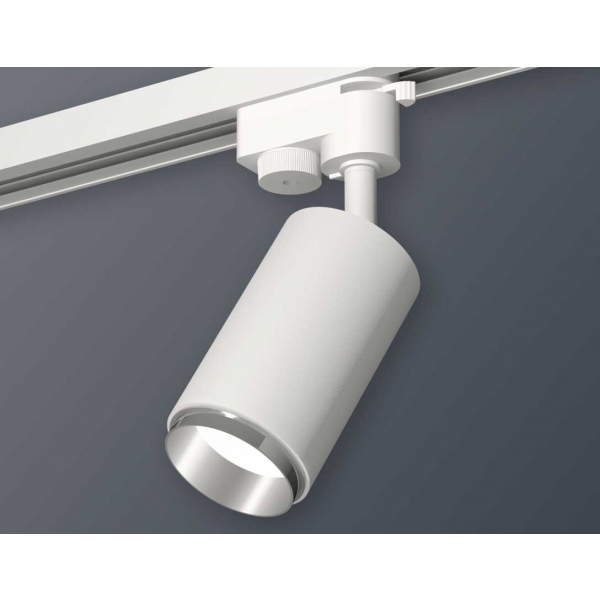 Комплект трекового светильника Ambrella light Track System XT6322042 SWH/PSL белый песок/серебро полированное (A2520, C6322, N6122)