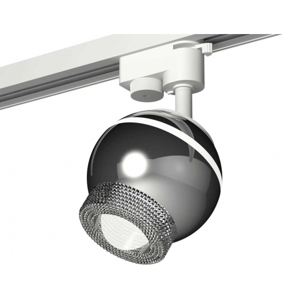 Комплект трекового светильника Ambrella light Track System XT1104001 PSL/CL серебро полированное/прозрачный (A2520, C1104, N7191)