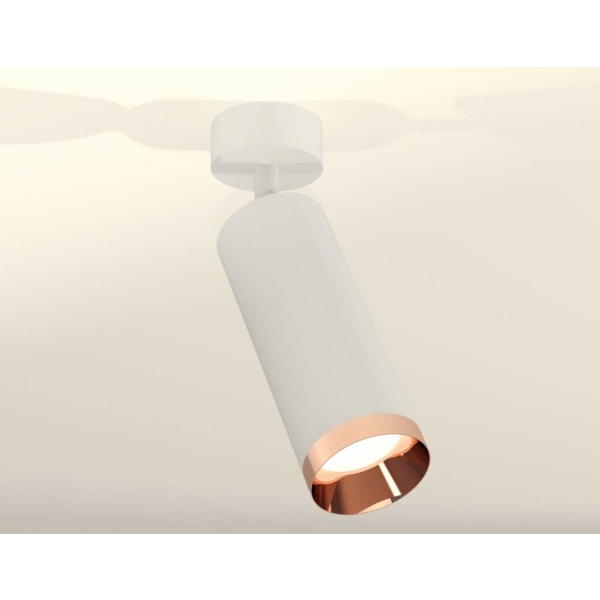 Комплект накладного светильника Ambrella light Techno Spot XM6342006 SWH/PPG белый песок/золото розовое полированное (A2202, C6342, N6135)