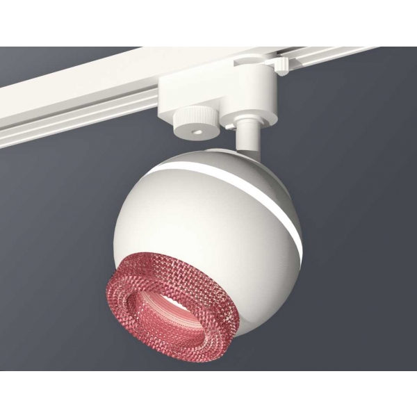 Комплект трекового светильника Ambrella light Track System XT1101062 SWH/PI белый песок/розовый (A2520, C1101, N7193)