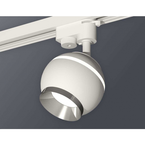 Комплект трекового светильника Ambrella light Track System XT1101021 SWH/PSL белый песок/серебро полированное (A2520, C1101, N7032)