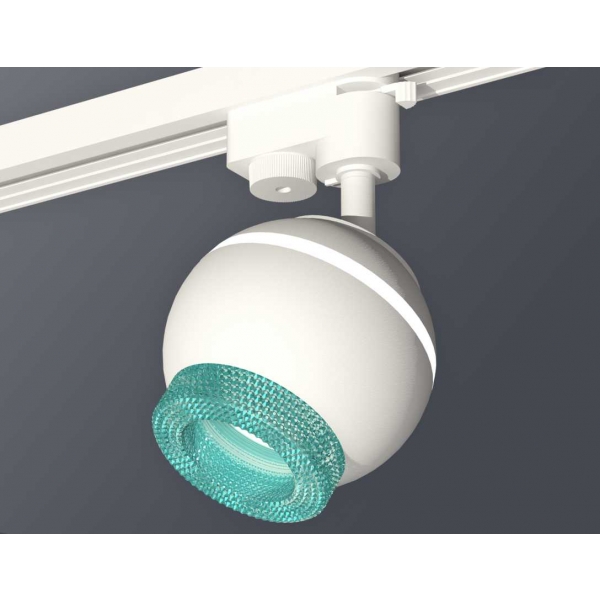 Комплект трекового светильника Ambrella light Track System XT1101063 SWH/BL белый песок/голубой (A2520, C1101, N7194)