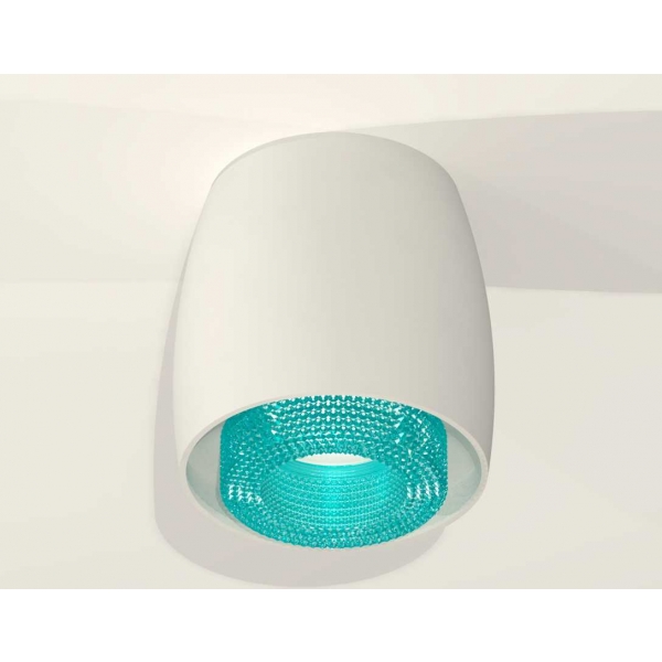 Комплект накладного светильника Ambrella light Techno Spot XS1141023 SWH/BL белый песок/голубой (C1141, N7194)