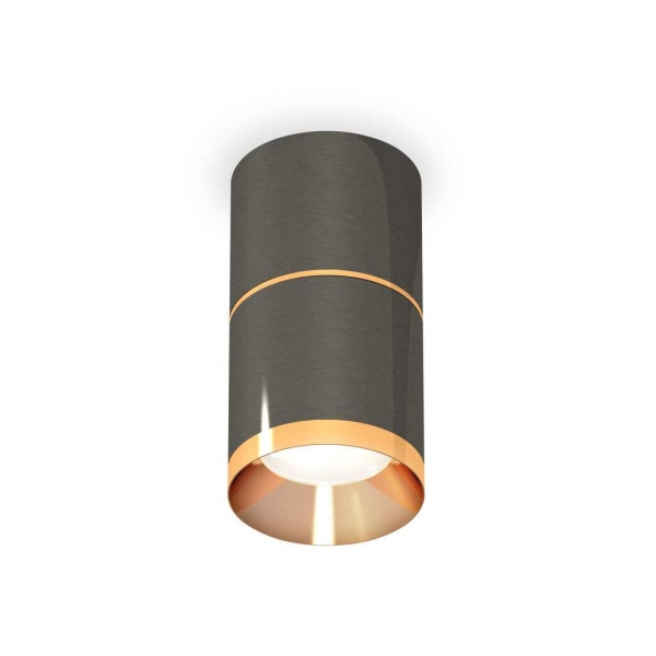Комплект накладного светильника Ambrella light Techno Spot XS7403081 DCH/PYG черный хром/золото желтое полированное (C7403, A2072, C7403, N7034)