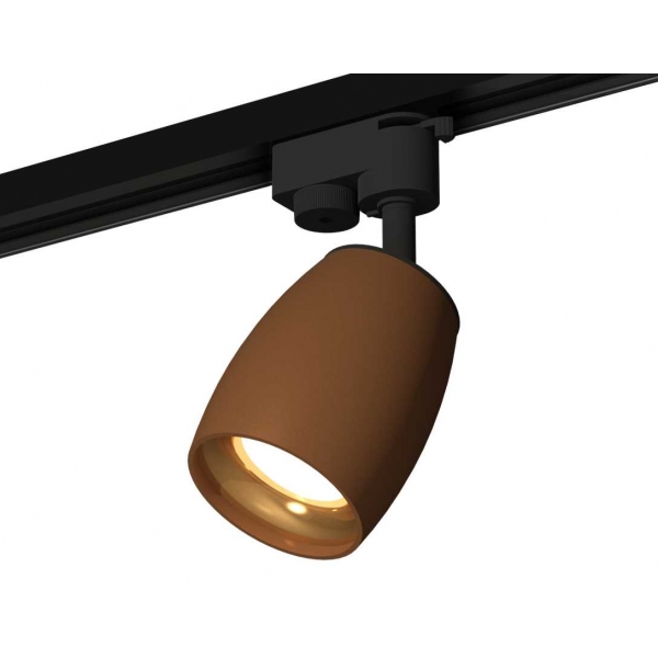Комплект трекового светильника Ambrella light Track System XT1124034 SCF/PYG кофе песок/золото желтое полированное (A2521, C1124, N7014)