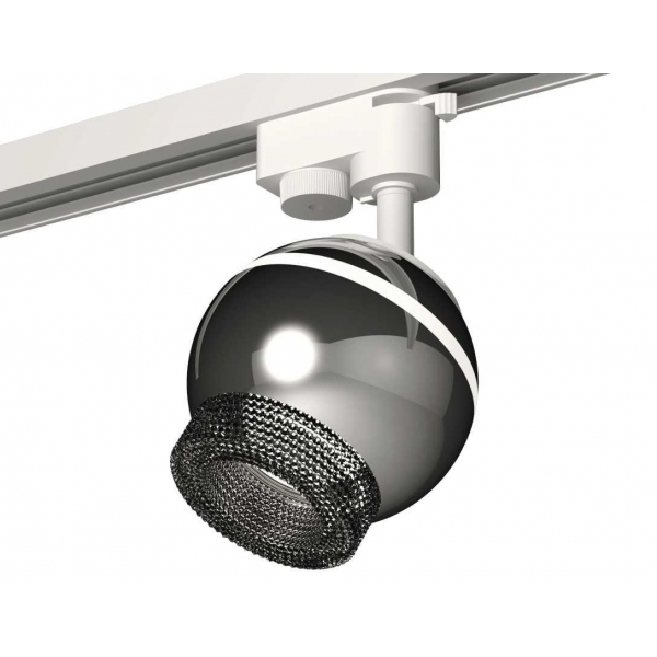 Комплект трекового светильника Ambrella light Track System XT1104002 PSL/BK серебро полированное/тонированный (A2520, C1104, N7192)