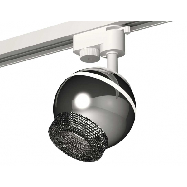 Комплект трекового светильника Ambrella light Track System XT1104002 PSL/BK серебро полированное/тонированный (A2520, C1104, N7192)