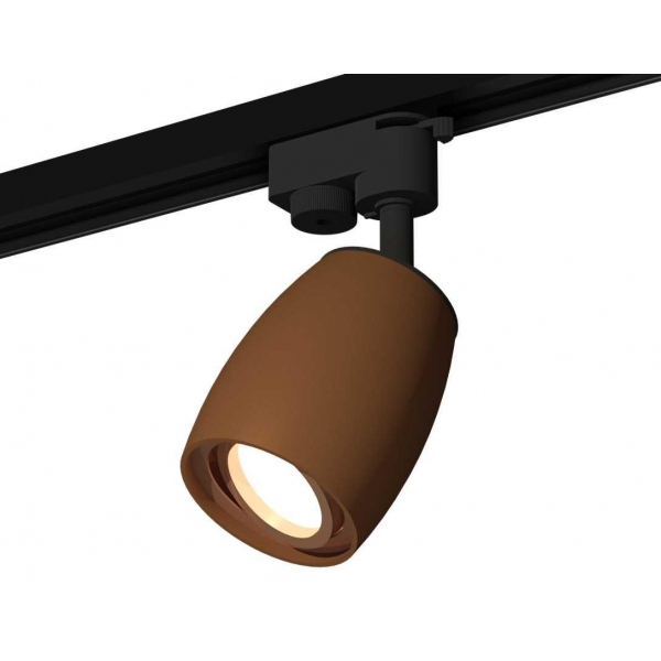 Комплект трекового светильника Ambrella light Track System XT1124005 SCF/PPG кофе песок/золото розовое полированное (A2521, C1124, N7005)