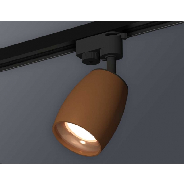 Комплект трекового светильника Ambrella light Track System XT1124035 SCF/PPG кофе песок/золото розовое полированное (A2521, C1124, N7015)