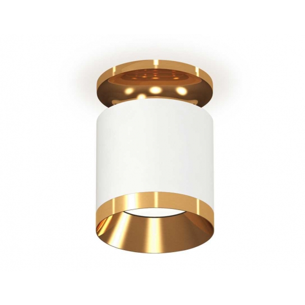 Комплект накладного светильника Ambrella light Techno Spot XS7401121 SWH/PYG белый песок/золото желтое полированное (N7929, C7401, N7034)