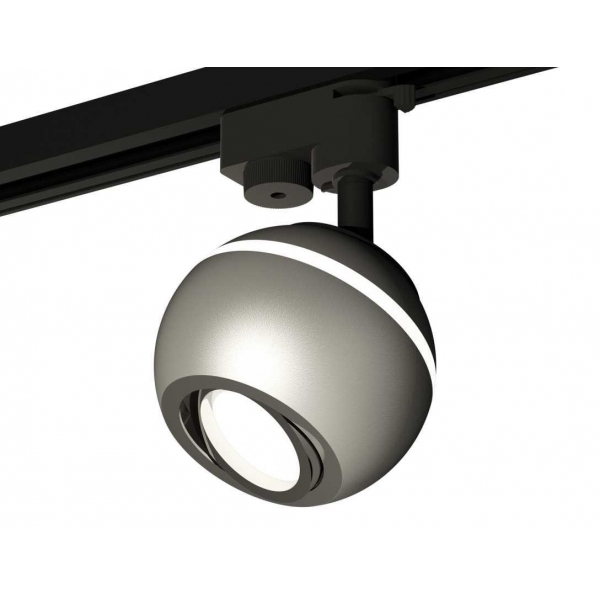 Комплект трекового светильника Ambrella light Track System XT1103002 SSL/PSL серебро песок/серебро полированное (A2521, C1103, N7003)