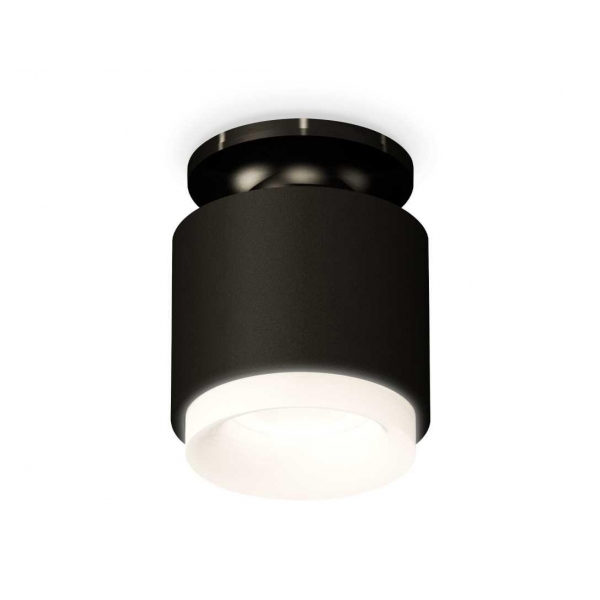 Комплект накладного светильника Ambrella light Techno Spot XS7511064 SBK/PBK/FR черный песок/черный полированный/белый матовый (N7926, C7511, N7165)