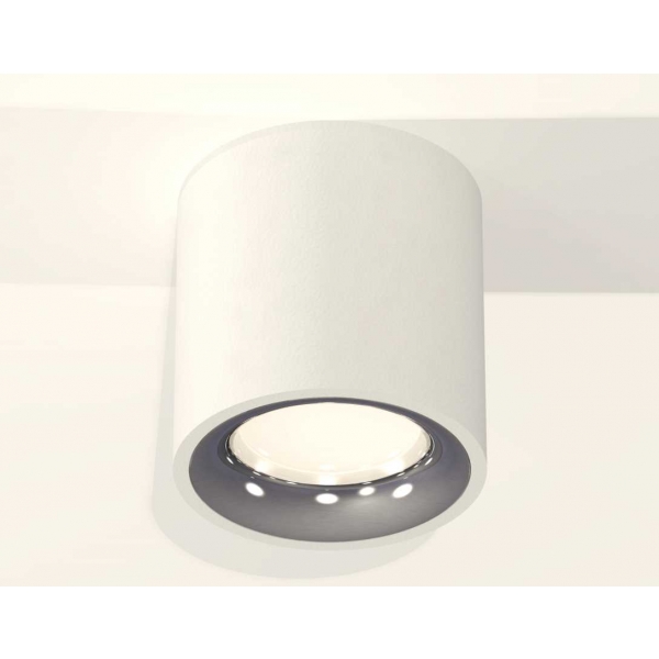 Комплект накладного светильника Ambrella light Techno Spot XS7531022 SWH/PSL белый песок/серебро полированное (C7531, N7012)