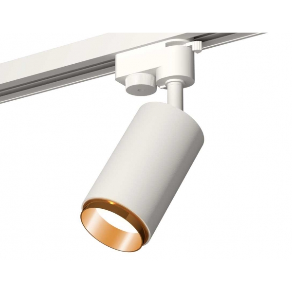 Комплект трекового светильника Ambrella light Track System XT6322044 SWH/PYG белый песок/золото желтое полированное (A2520, C6322, N6124)