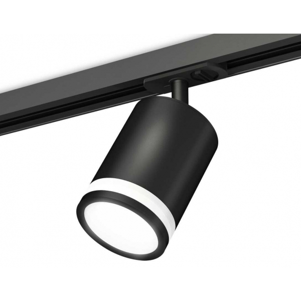 Комплект трекового светильника Ambrella light Track System XT7422020 SBK/FR черный песок/белый матовый (A2537, C7422, N7121)