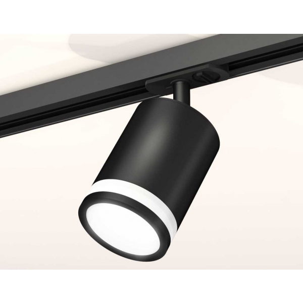 Комплект трекового светильника Ambrella light Track System XT7422020 SBK/FR черный песок/белый матовый (A2537, C7422, N7121)