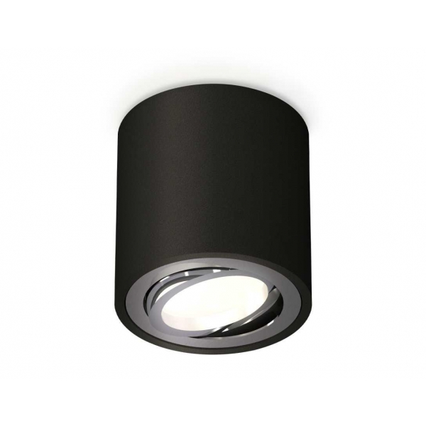 Комплект накладного светильника Ambrella light Techno Spot XS7532003 SBK/PSL черный песок/серебро полированное (C7532, N7003)