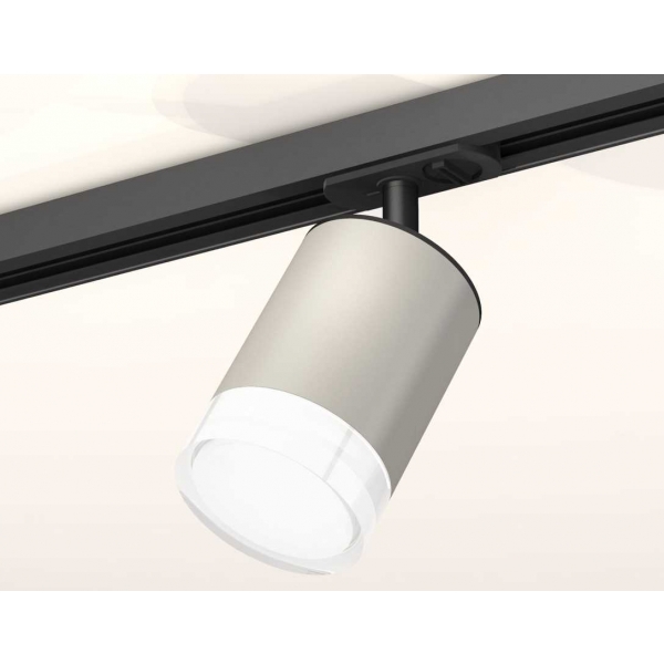 Комплект трекового светильника Ambrella light Track System XT7423020 SGR/CL/SBK серый песок/прозрачный/черный песок (A2537, C7423, N7160)
