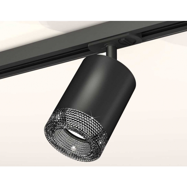 Комплект трекового светильника Ambrella light Track System XT7422010 SBK/BK черный песок/тонированный (A2537, C7422, N7192)