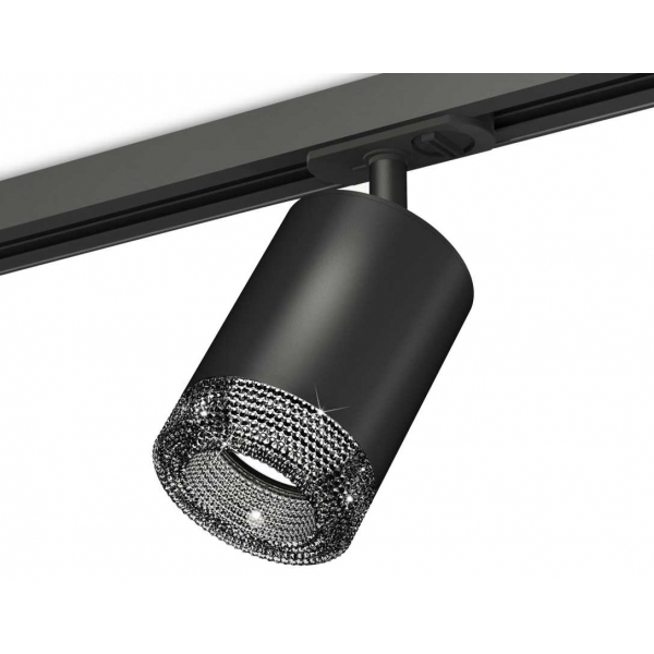 Комплект трекового светильника Ambrella light Track System XT7422010 SBK/BK черный песок/тонированный (A2537, C7422, N7192)