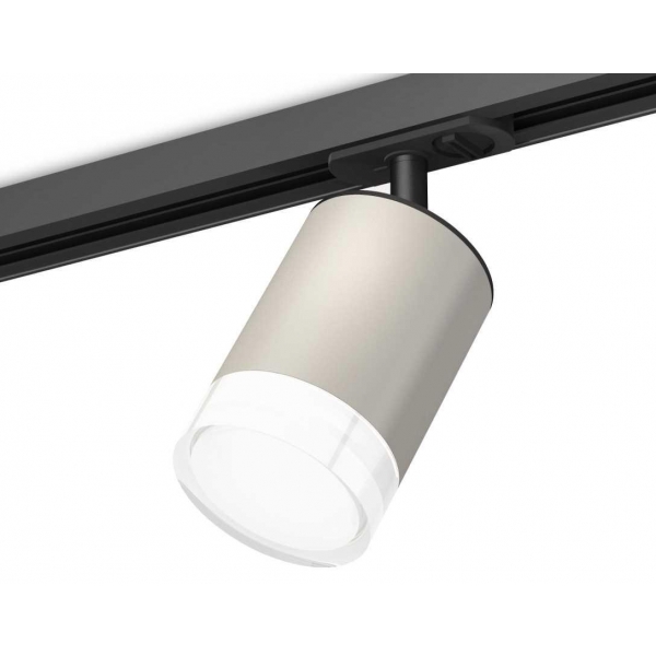 Комплект трекового светильника Ambrella light Track System XT7423020 SGR/CL/SBK серый песок/прозрачный/черный песок (A2537, C7423, N7160)