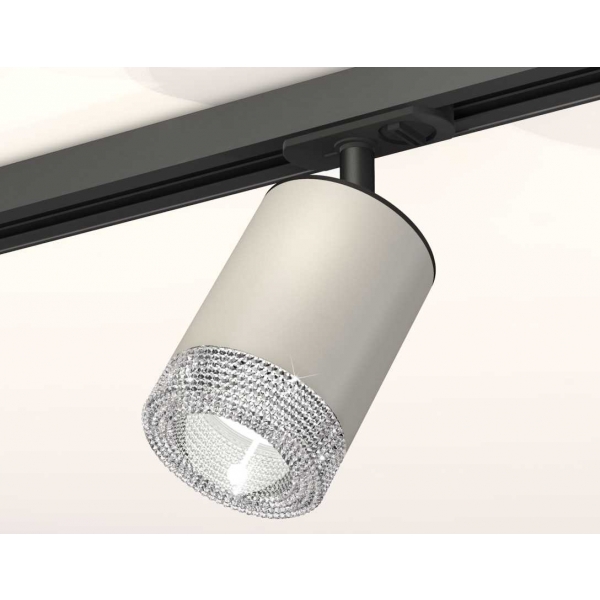 Комплект трекового светильника Ambrella light Track System XT7423010 SGR/CL/SBK серый песок/прозрачный/черный песок (A2537, C7423, N7191)