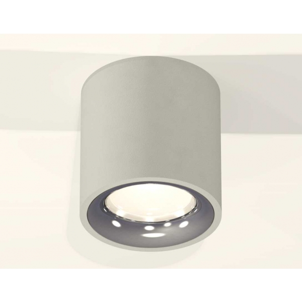 Комплект накладного светильника Ambrella light Techno Spot XS7533022 SGR/PSL серый песок/серебро полированное (C7533, N7012)