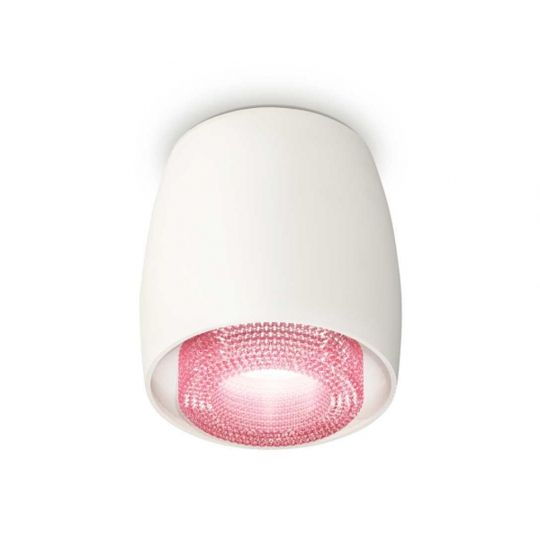 Комплект накладного светильника Ambrella light Techno Spot XS1141022 SWH/PI белый песок/розовый (C1141, N7193)