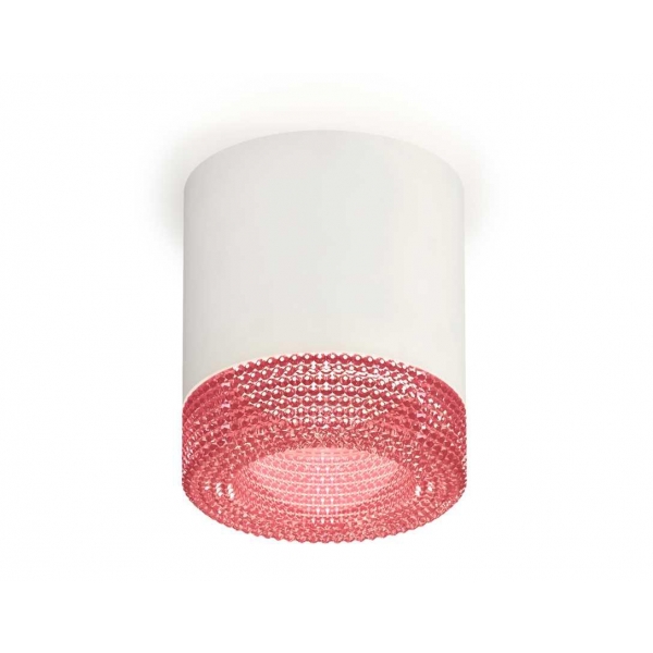 Комплект накладного светильника Ambrella light Techno Spot XS7401022 SWH/PI белый песок/розовый (C7401, N7193)