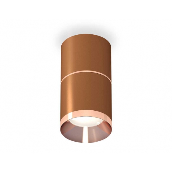 Комплект накладного светильника Ambrella light Techno Spot XS7404081 SCF/PPG кофе песок/золото розовое полированное (C7404, A2073, C7404, N7035)