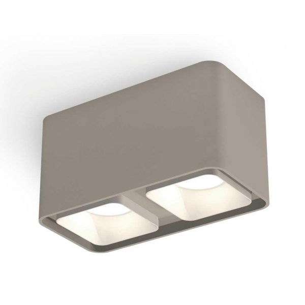 Комплект накладного светильника Ambrella light Techno Spot XS7852001 SGR/SWH серый песок/белый песок (C7852, N7701)