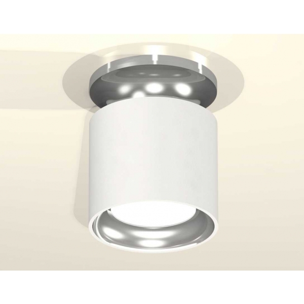Комплект накладного светильника Ambrella light Techno Spot XS7401103 SWH/PSL белый песок/серебро полированное (N7927, C7401, N7022)