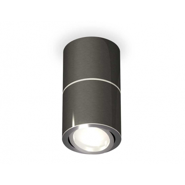 Комплект накладного светильника Ambrella light Techno Spot XS7403040 DCH/PSL черный хром/серебро полированное (C7403, A2070, C7403, N7003)