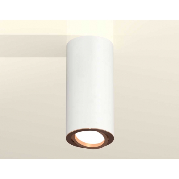 Комплект накладного светильника Ambrella light Techno Spot XS7442005 SWH/PPG белый песок/золото розовое полированное (C7442, N7005)