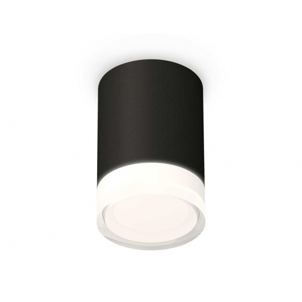 Комплект накладного светильника Ambrella light Techno Spot XS7422023 SBK/FR/CL черный песок/белый матовый/прозрачный (C7422, N7160)