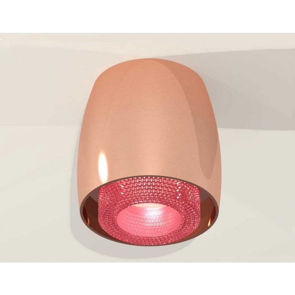 Комплект накладного светильника Ambrella light Techno Spot XS1144011 PPG/PI золото розовое полированное/розовый (C1144, N7193)