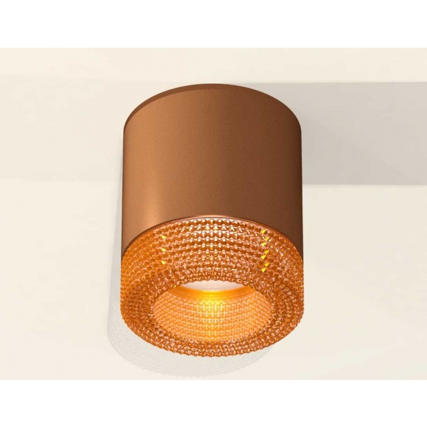 Комплект накладного светильника Ambrella light Techno Spot XS7404031 SCF/CF кофе песок/кофе (C7404, N7195)