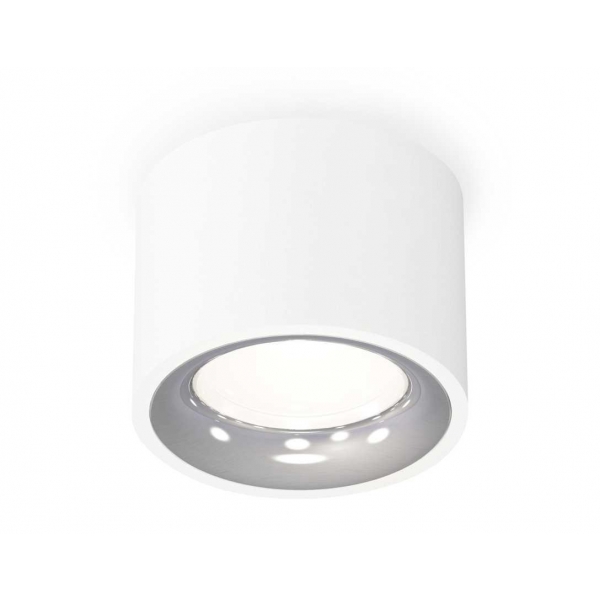 Комплект накладного светильника Ambrella light Techno Spot XS7510022 SWH/PSL белый песок/серебро полированное (C7510, N7012)