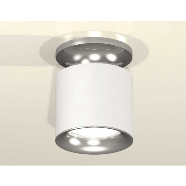 Комплект накладного светильника Ambrella light Techno Spot XS7401102 SWH/PSL белый песок/серебро полированное (N7927, C7401, N7012)