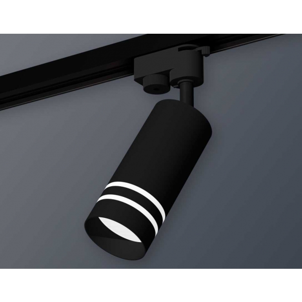 Комплект трекового светильника Ambrella light Track System XT6323121 SBK/FR черный песок/белый матовый (A2521, C6323, N6236)