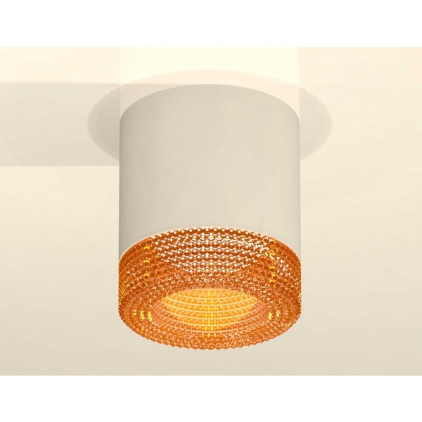 Комплект накладного светильника Ambrella light Techno Spot XS7401024 SWH/CF белый песок/кофе (C7401, N7195)