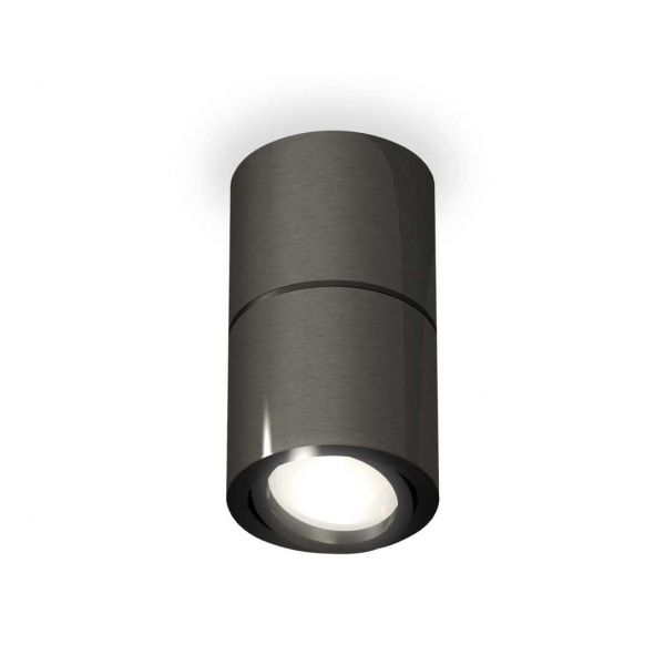Комплект накладного светильника Ambrella light Techno Spot XS7403060 DCH/PBK черный хром/черный полированное (C7403, A2071, C7403, N7002)