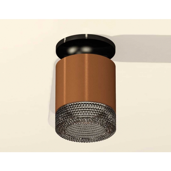 Комплект накладного светильника Ambrella light Techno Spot XS7404102 SCF/BK кофе песок/тонированный (N7926, C7404, N7192)