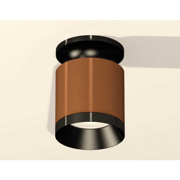 Комплект накладного светильника Ambrella light Techno Spot XS7404101 SCF/PBK кофе песок/черный полированный (N7926, C7404, N7031)
