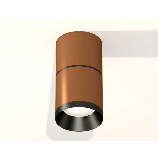 Комплект накладного светильника Ambrella light Techno Spot XS7404041 SCF/PBK кофе песок/черный полированное (C7404, A2071, C7404, N7031)