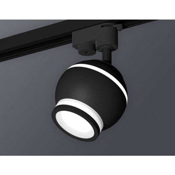 Комплект трекового светильника Ambrella light Track System XT1102075 SBK/FR черный песок/белый матовый (A2521, C1102, N7121)