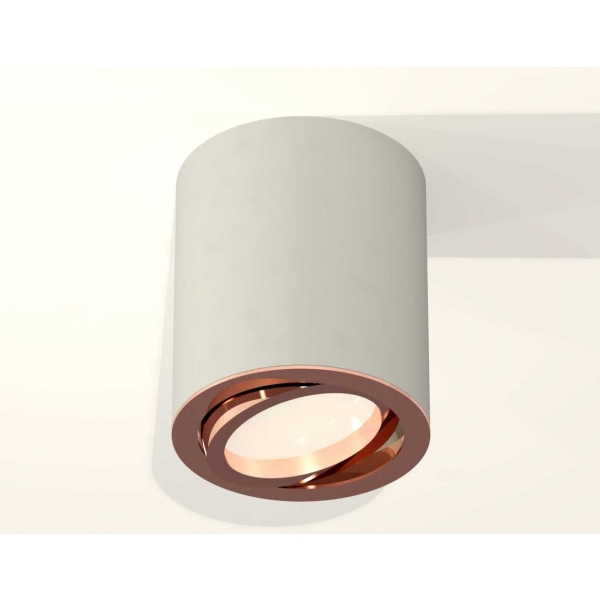 Комплект накладного светильника Ambrella light Techno Spot XS7423023 SGR/PPG серый песок/золото розовое полированное (C7423, N7005)